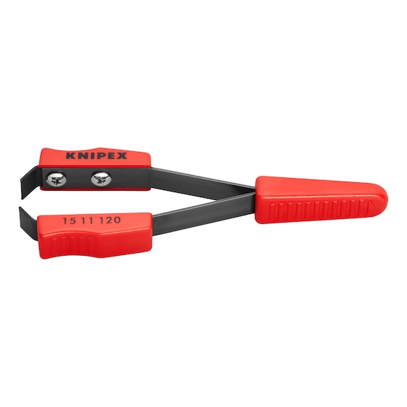 KNIPEX Lacquer stripping tweezers, serrated 120 mm Article number 15 11 120 - Tweezers