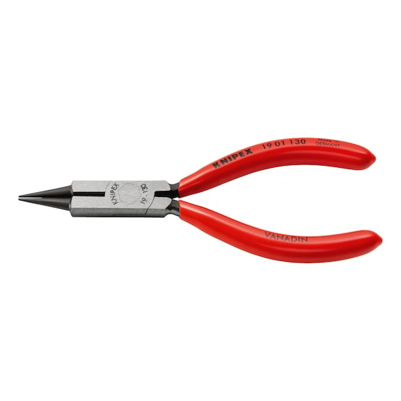 KNIPEX Round nose pliers with cutting edge Jewelry bending pliers 130 mm Article 19 01 130 - Round nose pliers