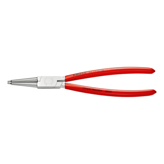 KNIPEX Circlip pliers chrome-plated with plastic 225 mm Article 44 13 J3 - Circlip pliers