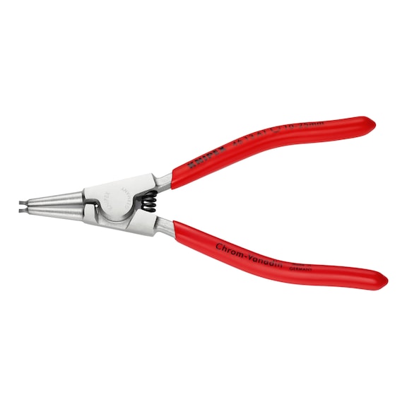 KNIPEX Circlip pliers chrome-plated with plastic 140 mm Article 46 13 A1 - Circlip pliers