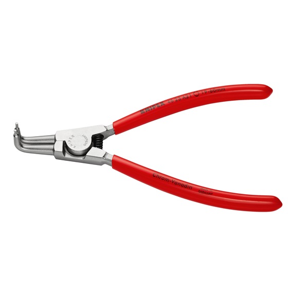 KNIPEX Circlip pliers chrome-plated with plastic 170 mm Article 46 23 A21 - Circlip pliers