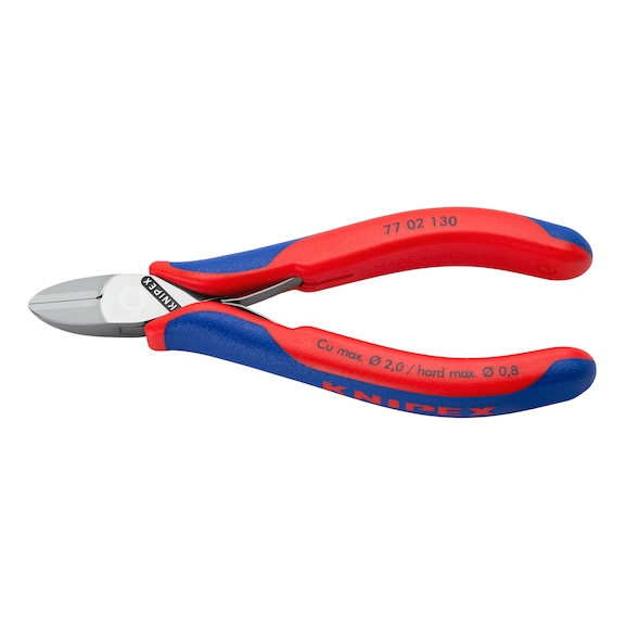 KNIPEX Electronics diagonal cutters 130 mm Article 77 02 130 - Side cutter