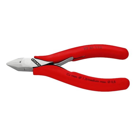 KNIPEX Electronics diagonal cutters 115 mm Article 77 41 115 - Side cutter