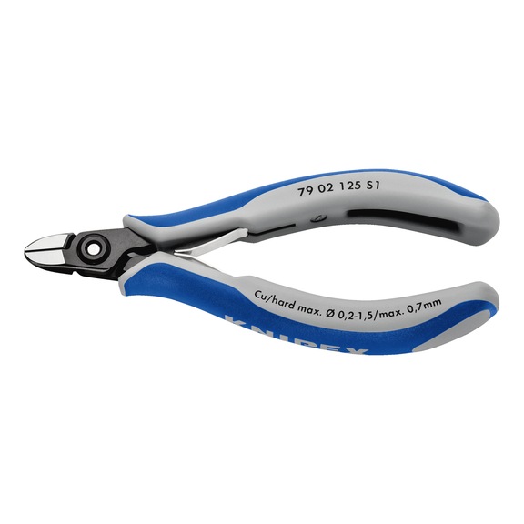 KNIPEX Wiring harness side cutters burnished 125 mm Article 79 02 125 S1 - Side cutter