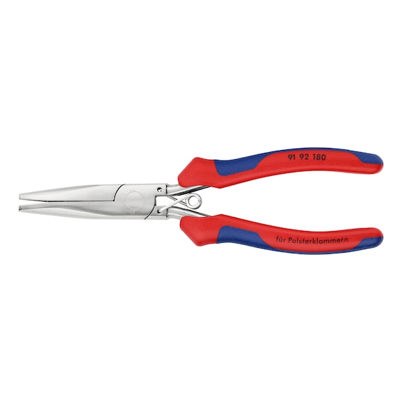 KNIPEX Upholstery stapling pliers mirror polished 185 mm Article 91 92 180 - Pliers (other)