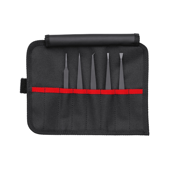 KNIPEX plastic tweezers set ESD 5-piece item number 92 00 05 ESD - Tweezers