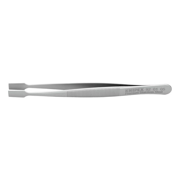 KNIPEX Universal tweezers stainless steel serrated 120 mm Item number 92 01 05 - Tweezers