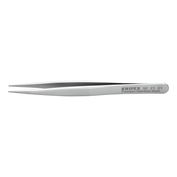KNIPEX Precision tweezers stainless steel smooth 120 mm Item number 92 21 01 - Tweezers
