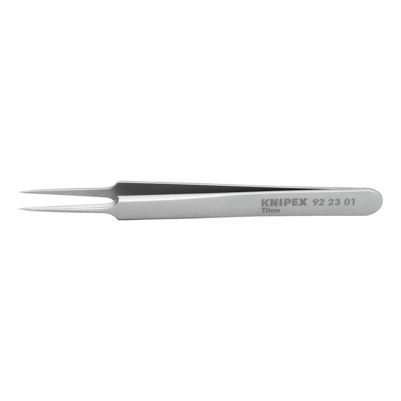KNIPEX Titanium tweezers smooth 110 mm Item number 92 23 01 - Tweezers