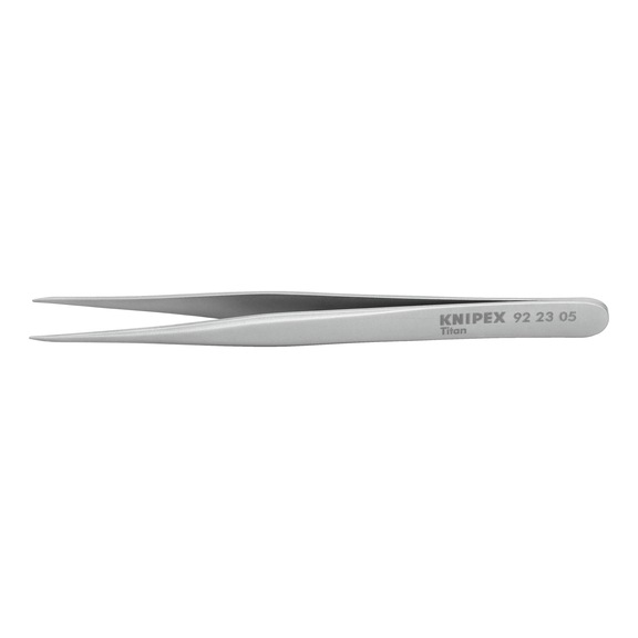 KNIPEX Titanium tweezers, smooth 120 mm Item number 92 23 05 - Tweezers