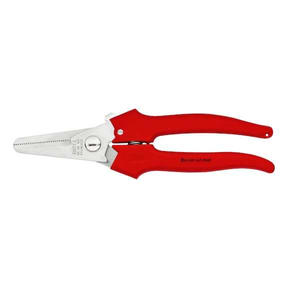 KNIPEX Combination scissors with plastic overmold 190 mm Item number 95 05 190 - Cable shears