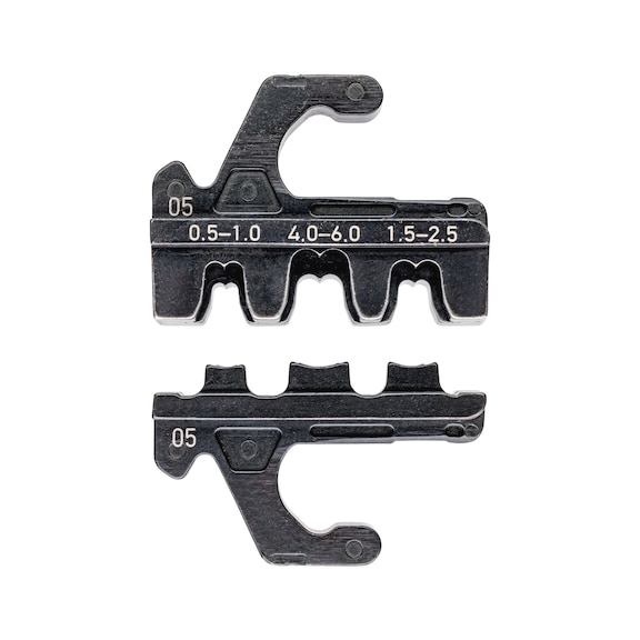 KNIPEX Crimpeinsatz für unisolierte, offene Steckverbinder Artikel 97 39 05 - Crimpzange