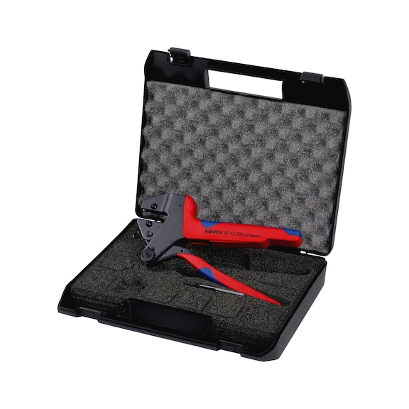 KNIPEX Crimping system pliers burnished 200 mm Article 97 43 200 - Crimping pliers
