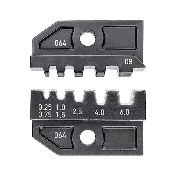 KNIPEX crimping dies for insulated and uninsulated wire end ferrules Article 97 49 08 - Crimping pliers