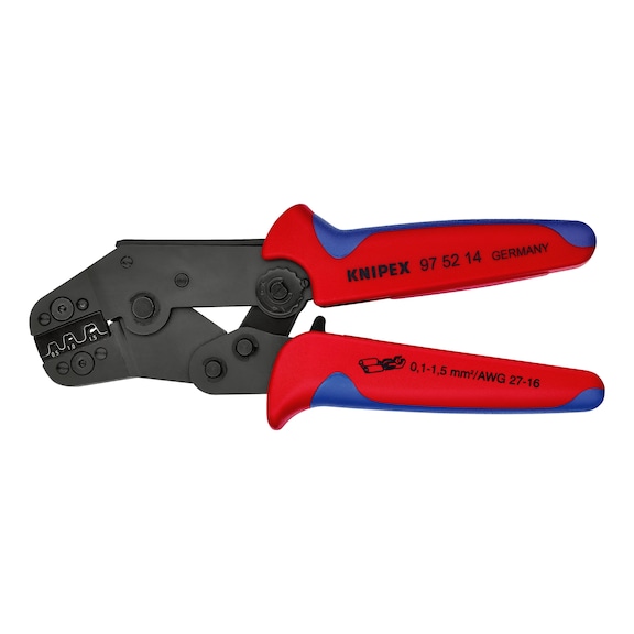 KNIPEX Crimping pliers burnished 195 mm Article 97 52 14 - Crimping pliers
