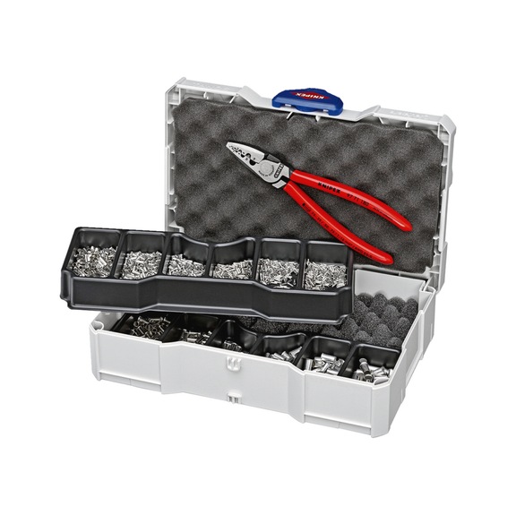 KNIPEX Wire end ferrule assortment 265 mm Article number 97 90 05 - Crimping pliers