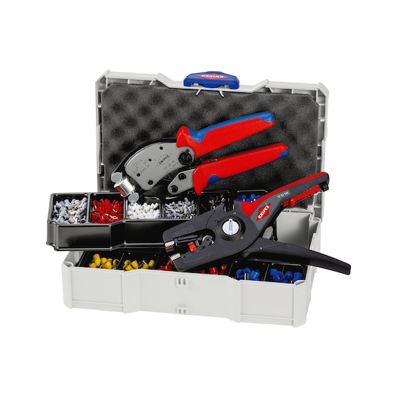 KNIPEX Wire end ferrule assortment 265 mm Article number 97 90 14 - Assortment box for connection technology