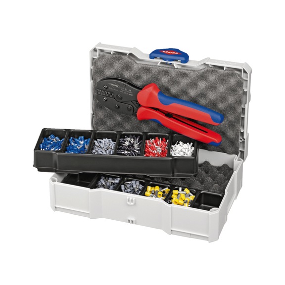 KNIPEX crimping pliers assortment 265 mm Article number 97 90 23 - Crimping pliers