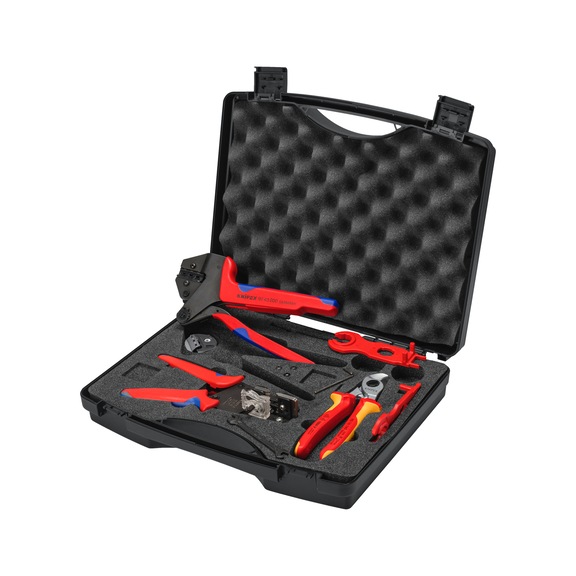 KNIPEX Photovoltaic tool case for MC4 7-piece item number 97 91 04 V01 - Tool assortment