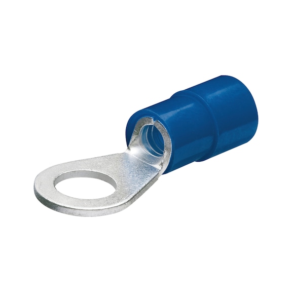 KNIPEX Cable lug ring shape insulated blue 100x Article number 97 99 176 - Tubular cable lug for copper conductors