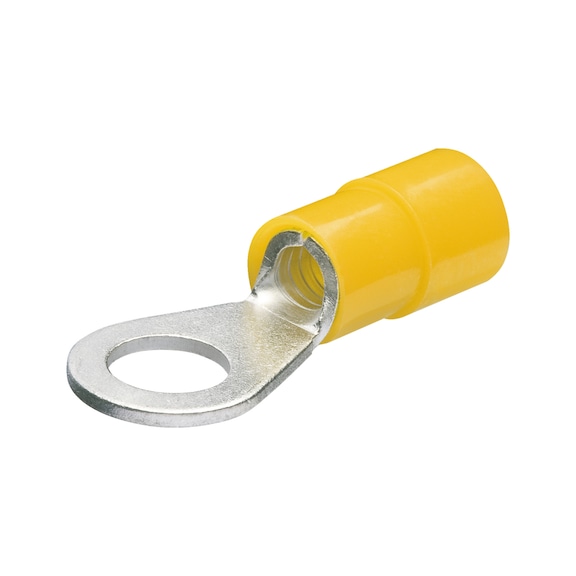 KNIPEX Cable lug ring form insulated yellow 100x Item number 97 99 180 - Tubular cable lug for copper conductors