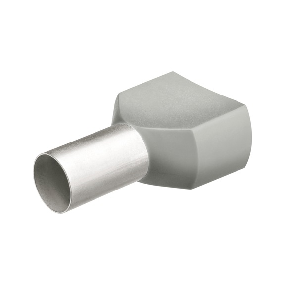 KNIPEX twin wire end ferrules with plastic collar 100x Article number 97 99 375 - Wire end ferrule