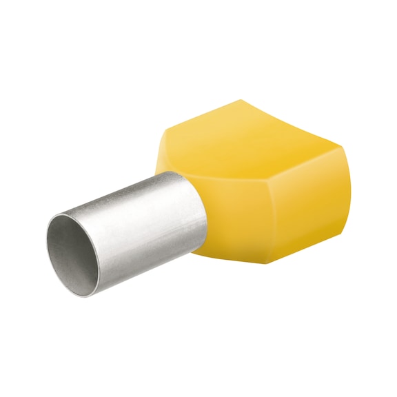 KNIPEX twin wire end ferrules with plastic collar 50x Article number 97 99 376 - Wire end ferrule