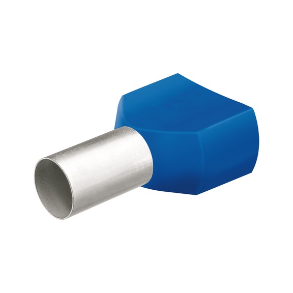 KNIPEX Twin-Aderendhülsen mit Kunststoff-Kragen 25x Artikelnummer 97 99 378 - Aderendhülse