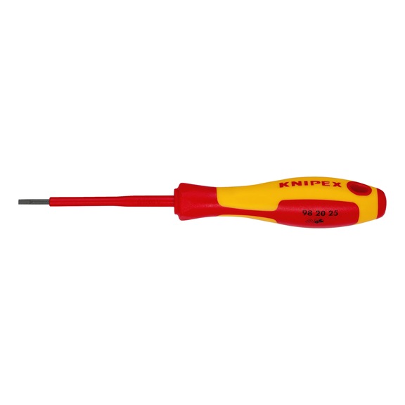 KNIPEX Slotted screwdriver VDE 177 mm Article 98 20 25 - Socket wrench
