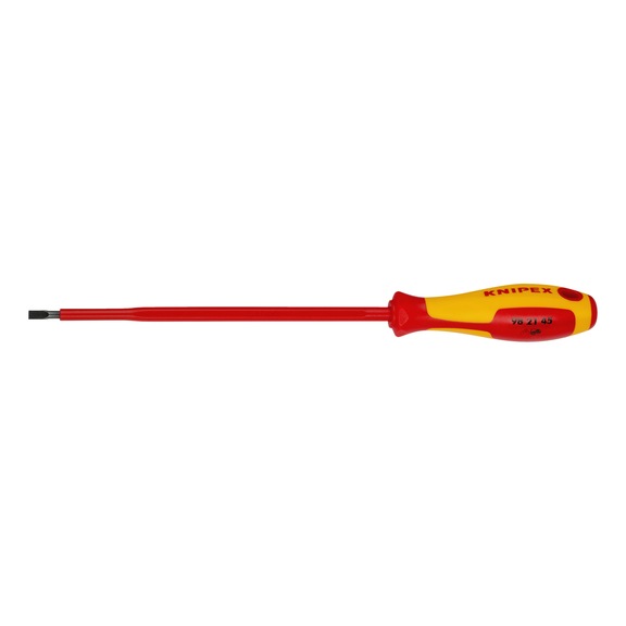 KNIPEX Slotted screwdriver VDE 287 mm Article 98 21 45 - Socket wrench