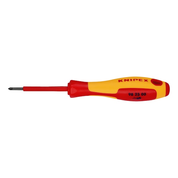 KNIPEX Cross-recess screwdriver Pozidriv VDE 162 mm Article 98 25 00 - Socket wrench