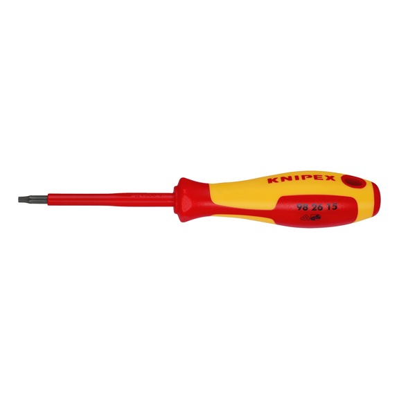 KNIPEX Screwdriver for TX screws VDE 185 mm Article 98 26 15 - Socket wrench