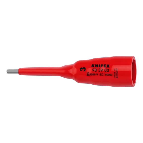 KNIPEX Sockets 3/8 inch hex 3 92 mm Item number 98 39 03 - Socket wrench bit (hexagonal)