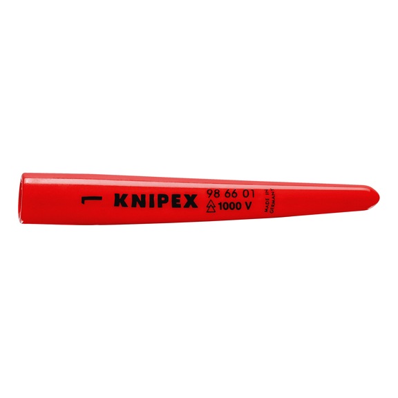 KNIPEX Push-on grommet conical 80 mm Article number 98 66 01 - Electrical insulation and connection material (parts, not specified)