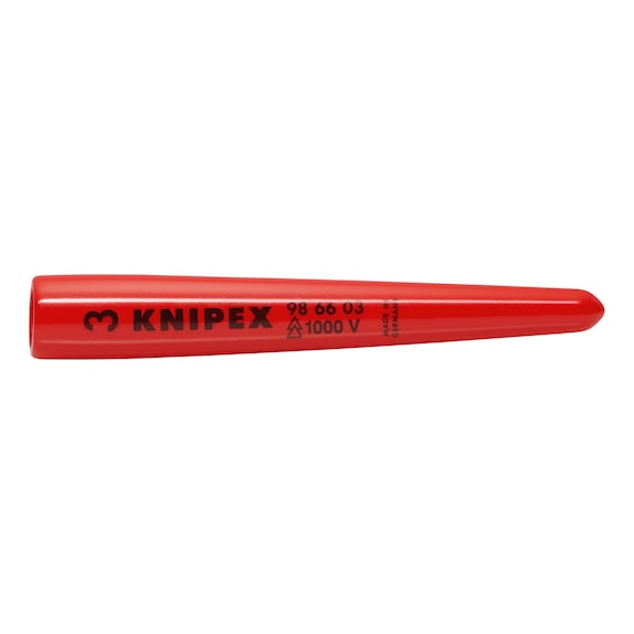 KNIPEX Aufsteck-Tülle konisch 80 mm Artikelnummer 98 66 03 - Elektrisches Isolations- u. Verbindungsmaterial (Teile, nicht spezifziert)