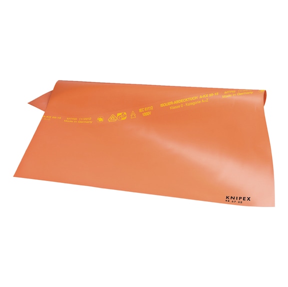 KNIPEX Rubber cover cloth 1000 x 1000 x 1.0 1000 mm Item number 98 67 10 - Electrical insulation and connection material (parts, not specified)