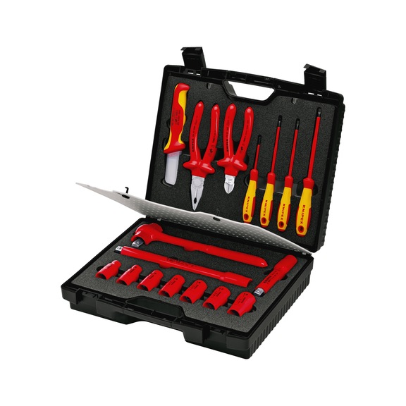 KNIPEX compact safety case 17-piece item number 98 99 11 - Tool assortment