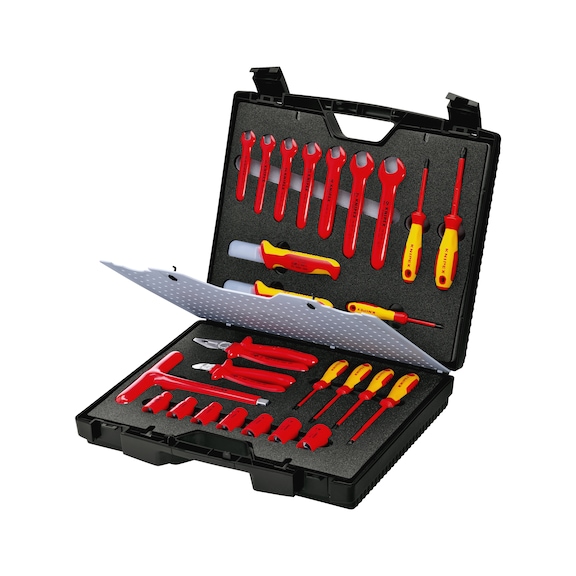 KNIPEX safety standard case 26-piece item number 98 99 12 - Tool assortment