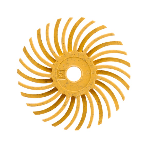 3M Scotch Brite (TM) Radial Bristle Brush RB-ZB yellow P80 type C 7000000757 - Radial bristle brush