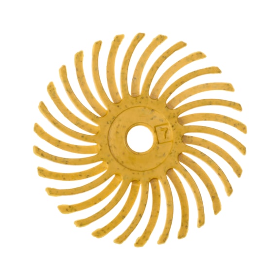 3M Scotch Brite (TM) Radial Bristle Brush RB-ZB yellow P80 type C 7000000762 - Radial bristle brush