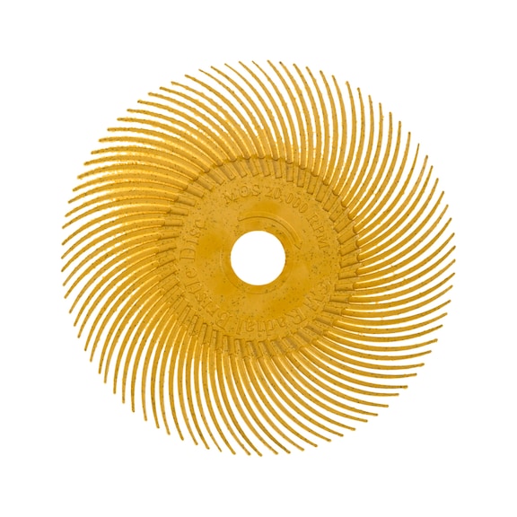 3M Scotch Brite (TM) Radial Bristle Brush RB-ZB yellow P80 type C 7000000771 - Radial bristle brush