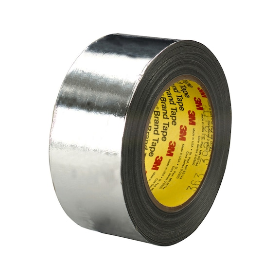 3M Aluminum Glass Fabric Adhesive Tape 363 Silver 25 mm x 33 m 0.19 mm 7000001165 - Adhesive tape (electrical installation)