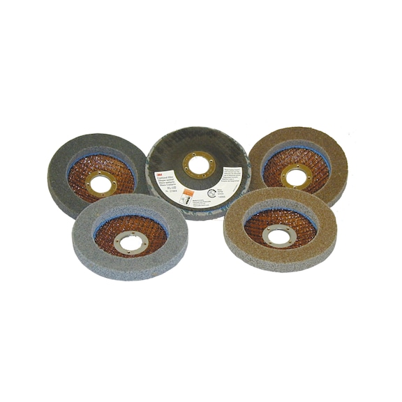3M Scotch-Brite (TM) compact disc EXL pressed 115 mm x 22 mm 7000028517 - Abrasive made from bonded abrasive with bore or thread