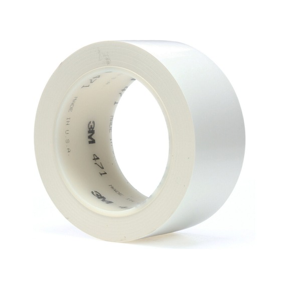 3M Weich-PVC-Klebeband&nbsp;471 Weiß 50 mm x 33 m 0.14 mm 7000028853 - PVC-Klebeband