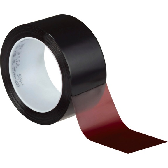 3M UPVC adhesive tape 616 Red 12.7 mm x 66 m 0.06 mm 7000042759 - Polyester adhesive tape