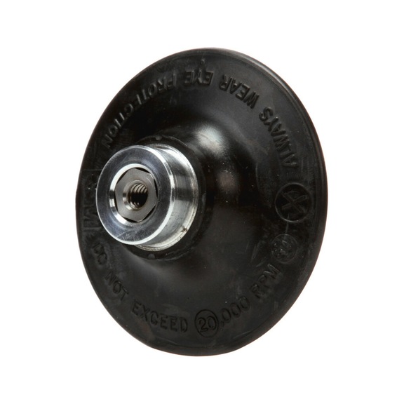 3M Roloc (TM) backing pad DR-AC 1/4 inch mount 76.2 mm extra hard 7000045285 - Backing pad without adhesive function