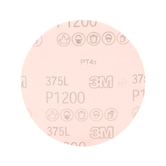 3M Hookit (TM) film disk 375L 150 mm P1200 unperforated 7000045406 - Film disk