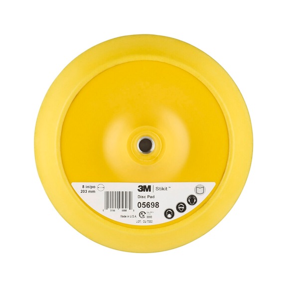 3M Stikit (TM) backing pad for grinding wheels blue 203 mm x 25.4 mm 7000045469 - Backing pad without adhesive function