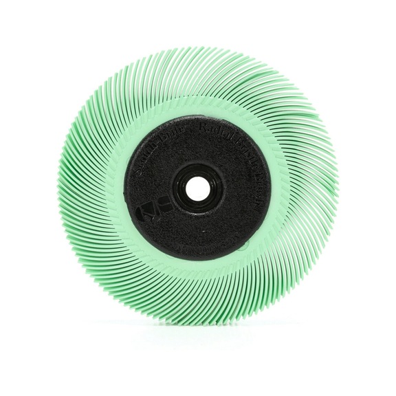 3M Scotch-Brite (TM) Radial Bristle Brush BB-ZB light green 1 micron 7000046181 - Radial bristle brush