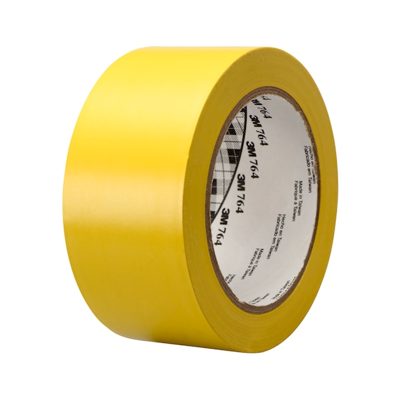 3M All Purpose PVC Adhesive Tape 764 Yellow 1245 mm x 33 m 0.13 mm 7000048913 - PVC adhesive tape